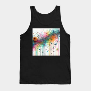 Psychedelic looking abstract illustration Tank Top